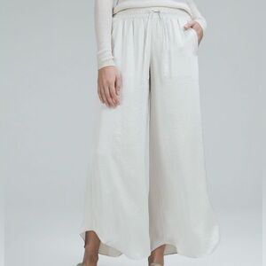 lulu ultra wide leg satin pant